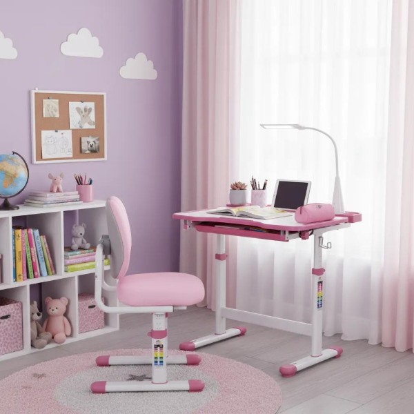 Фото - Комплект мебели школьный Evo-kids BD-23 PN